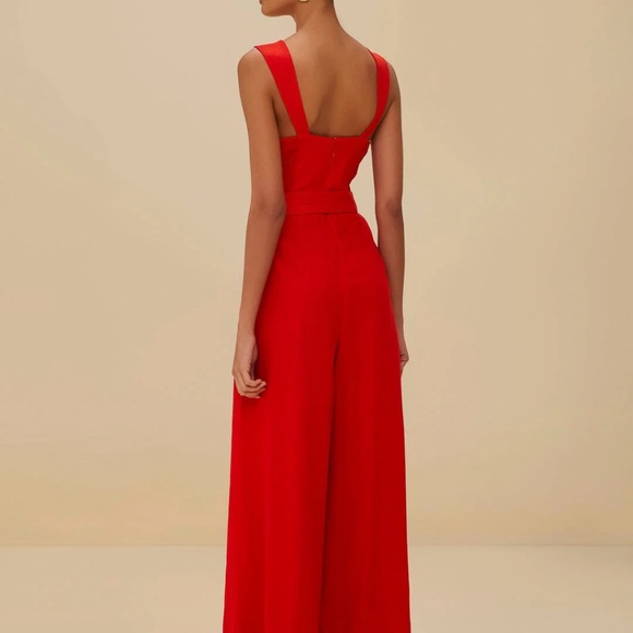 FARM Rio Red Jumpsuit - Picture 3 of 5